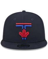 New Era Big Boys and Girls Navy Toronto Blue Jays 2024 City Connect 9FIFTY Snapback Hat