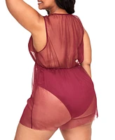 Adore Me Plus Lismore Babydoll Lingerie