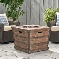 Simplie Fun Mgo Fire Pit Table Rustic Warmth and Style
