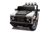 Streamdale Furniture Powerful Ride-On Car with Large Battery, Bluetooth Music, and Simulation Alarm