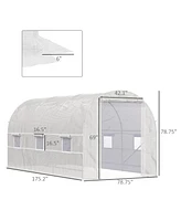 Streamdale Furniture Spacious Walk-in Greenhouse for Year-Round Plant Cultivation