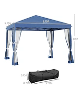 Streamdale Furniture Premium Outdoor 10' x 10' Pop-Up Tent for Events