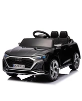 Streamdale Furniture Officially Licensed Audi Ride-On Car with Slow Start & Shock Absorption