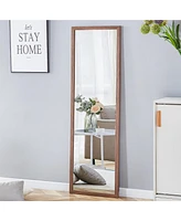 Streamdale Furniture Eco-Friendly Solid Wood Wall Mirror with Easy Assembly