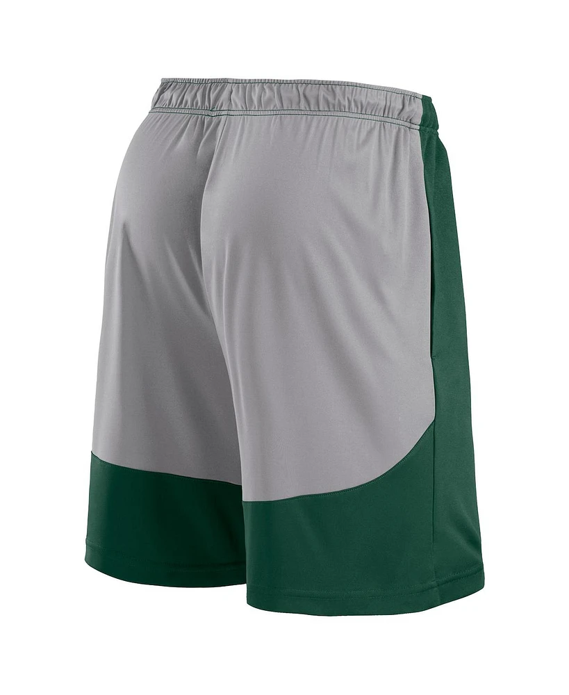 Fanatics Men's Green/Gray Green Bay Packers Go Hard Shorts