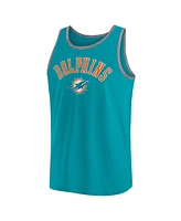 Fanatics Men's Aqua Miami Dolphins Bet Tank Top