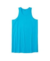 KingSize Big & Tall Shrink-Less Lightweight Longer-Length Tank