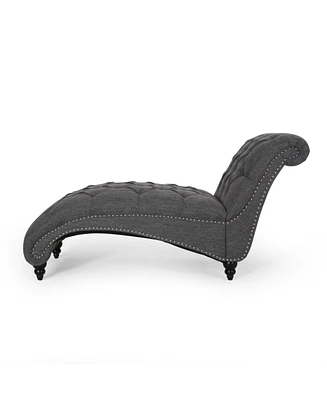 Indulge in Comfort & Style Curved Button Tufted Stitched Lounge Chair