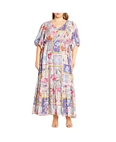 City Chic Women's Flirtini Maxi Dress