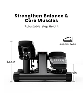 Streamdale Furniture Led Mini Stepper with Bands Portable, Compact Home Fitness Machine