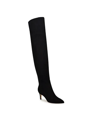 Nine West Women's Sensa Pointy Toe Over the Knee Boots