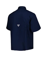 Columbia Men's Navy Seattle Mariners Tamiami Omni-Shade Button-Down Shirt