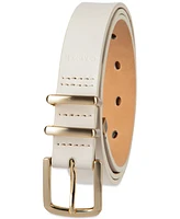Calvin Klein Women's Modern Mixed-Media Skinny Belt