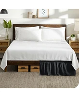 Bare Home Adjustable Wrap Around Ruffled Bed Skirt