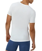 Hanes Originals Ultimate Men's SuperSoft Crewneck T-Shirts, White, 2-Pack