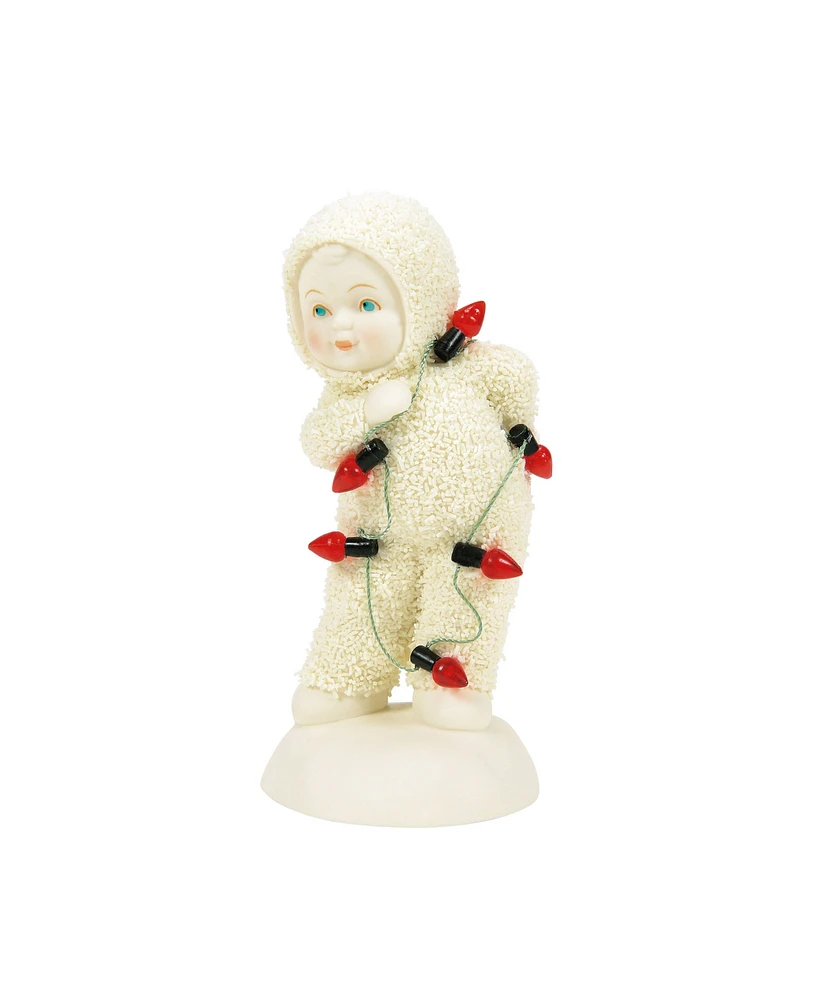 Department 56 Snowbabies Clasb Cloaked In Christmas Spirit Figurine