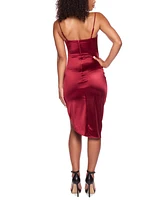 B Darlin Juniors' Sweetheart Neck Sleeveless Bodycon Dress