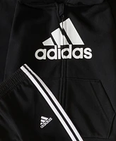 adidas Baby Boys Two-Piece Hooded Fleece Jacket Jogger Set