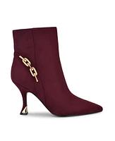 Nine West Women's Chaine Pointy Toe Tapered Heel Dress Booties