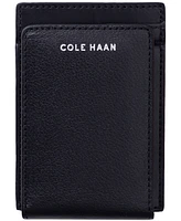 Cole Haan Men's Rfid Boxshine Magnetic Card Case Wallet