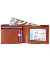 Cole Haan Men's Luxe Rfid Boxshine Extra Capacity Bifold Wallet