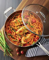 Tramontina TriPly Clad Stainless Steel Glass Lid 10 Pc Cookware Set