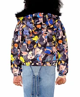 Members Only Toddler Heavy Quilted Puffer New Looney Mash Jacket