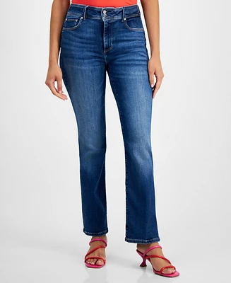 Guess Women's Shape Up Straight Power High-Rise Jeans