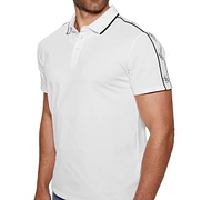 Guess Men's Quattro Crest Short Sleeve Polo Shirt