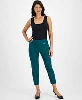 I.n.c. International Concepts Women's Tummy-Control Pull-On Capri Pants, Regular & Petite