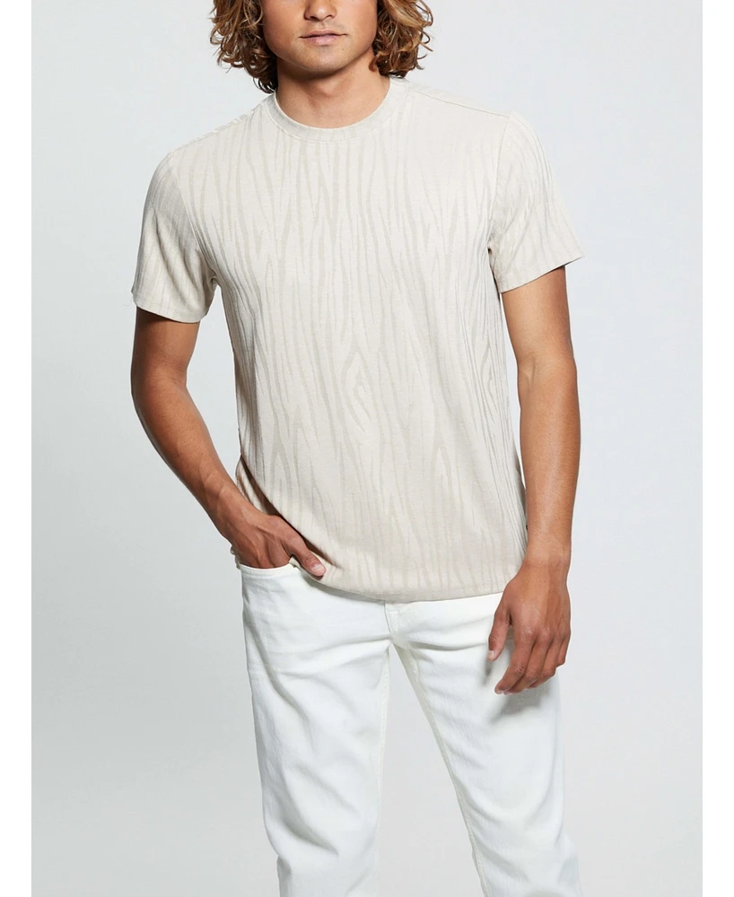 Guess Men's Abstract Granada Knit Crew