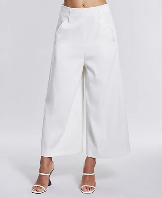 Bcbg New York Women's Wide Leg Cropped Pants