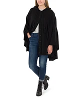 Patricia Nash Women's Hooded Cape with Buttons