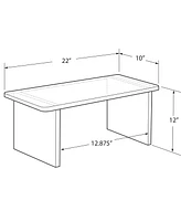 Azar Displays Clear Acrylic 22"W x 10"D x 12"H 1/2" Thick Deluxe Riser w/ Bumpers