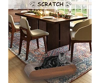 Simplie Fun Eco-Friendly Cat Scratcher and Lounge Protect Furniture, Pamper Your Pal