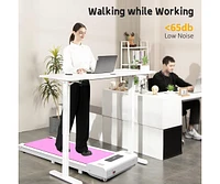 Streamdale Furniture 2.5HP Under Desk Treadmill for Walking, Jogging with Shock Absorption