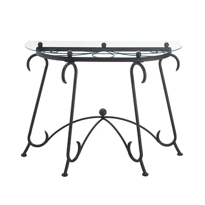 Elegant Rustic Glass Coffee Table Set with Versatile Configuration