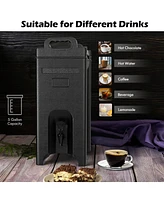 Costway Insulated Beverage Server/Dispenser 5 Gallon Hot Cold Drinks