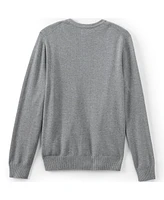 Lands' End Men's Unisex Cotton Modal Vneck Pullover Sweater