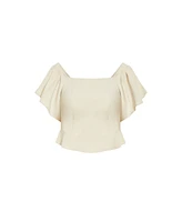 City Chic Women's Samara Ruffle Top