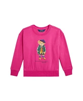 Polo Ralph Lauren Toddler and Little Girls Bear Fleece Sweatshirt