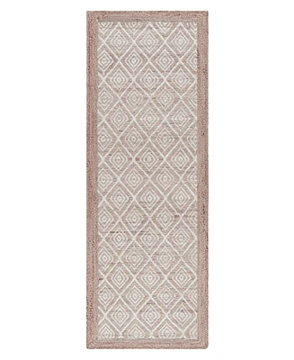 Town & Country Living Nalani Terra Textured Diamond 2'5"x7' Runner Area Rug