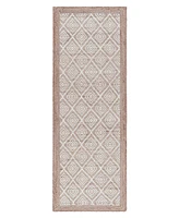 Town & Country Living Nalani Terra Textured Diamond 2'5"x7' Runner Area Rug