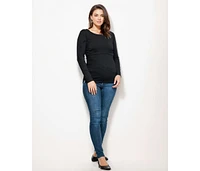 Bshirt Maternity Long Sleeve Nursing Top