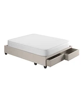 Boyd Sleep Modena Upholstered Platform Bed Frame with Storage Drawers