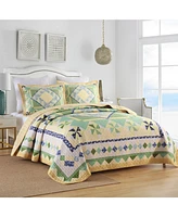 MarCielo 3 Pcs Summer Lightweight Quilt Bedspread Set B197 Queen