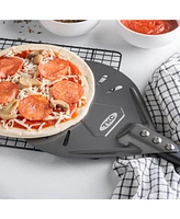 The Kitchen Chef Tkc 8" Perforated Pizza Peel - Professional Aluminum Pizza Turning peel - Long Handle Metal Pizza Spatula for Indoor and Outdoor