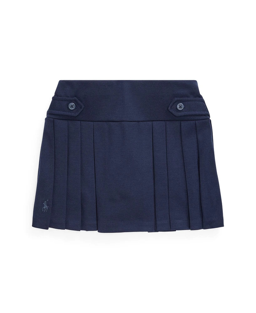 Polo Ralph Lauren Toddler and Little Girls Pleated Ponte Skort