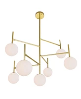 Cwi Lighting Tourch 7 Light Chandelier