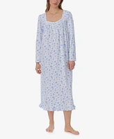 Eileen West Women's Cotton Floral Lace-Trim Nightgown